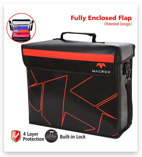 Flypal Fireproof / Waterproof Document Bag with Lock