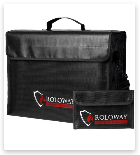 ROLOWAY Fireproof Resistant Documents / Valuables Bag