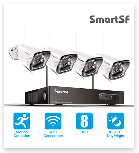 AOMG SmartSF Wireless Surveillance Security System