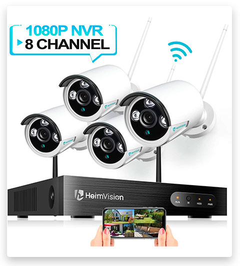 HeimVision HM241 Wireless WiFi Security Camera System with 8 Channel NVR