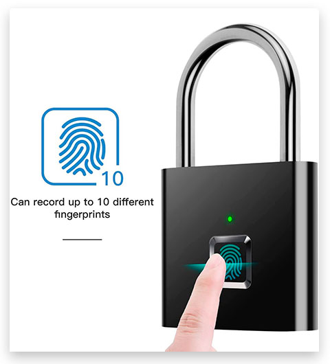 AICase Fingerprint Padlock with USB Charge