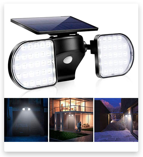 One Fire 56 LED Outdoor Motion Solar Security Light