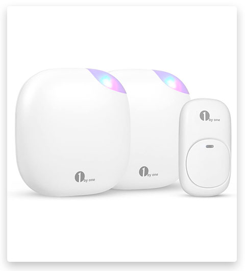 1byone Waterproof Wireless Doorbell Chime Door Bell Kit