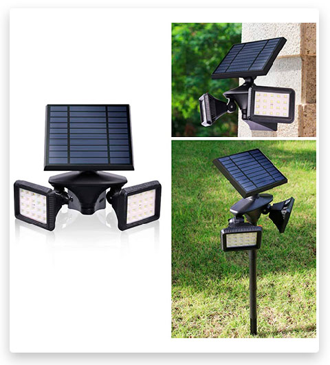 Egreat Outdoor Solar LED Floodlight Solar Powered with Motion Sensor