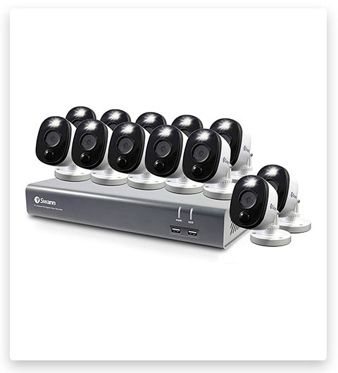 Swann SWDVK-1645812WL 16 Channel 12 Camera Surveillance Security System