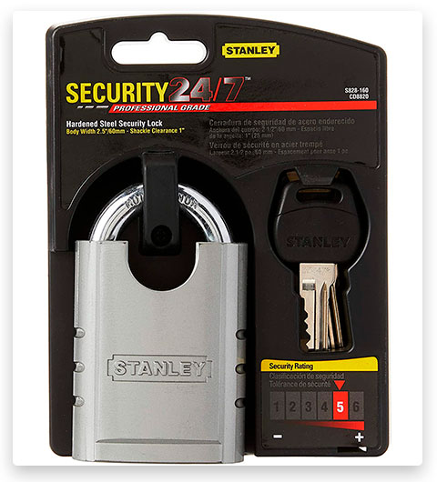 Stanley Hardware S828-160 CD8820 Shrouded Hardened Steel Padlock