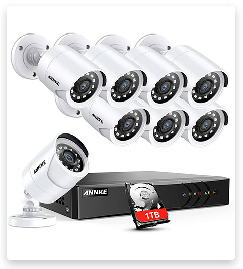 ANNKE 8CH Weatherproof Security Surveillance System