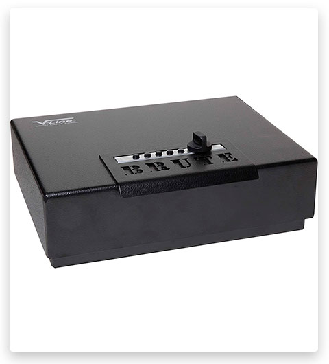 V-Line Brute Heavy Duty Pistol Safe with Quick Access Lock