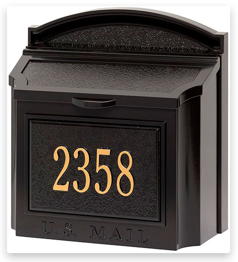 Whitehall Custom Wall Mount Aluminum Mailbox