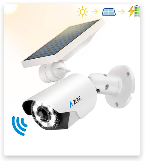 A-ZONE Super Bright PIR Motion Sensor Outdoor Wireless Solar Flood Light
