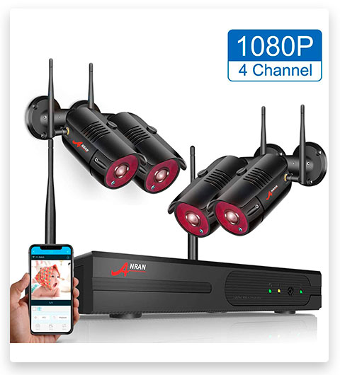 ANRAN 4 CH 1080P NVR Video Security System