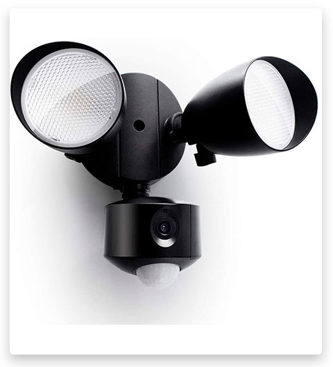 LUTEC Draco Outdoor Motion Activated Dual-Head Floodlight Camera