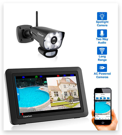 CasaCam VS1001 Wireless Security Camera