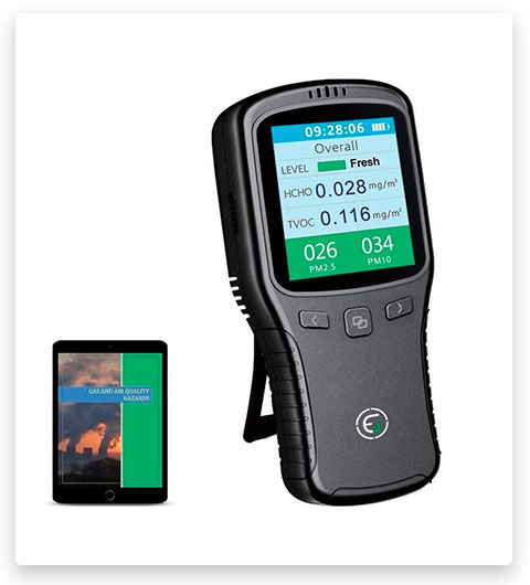 EGVOC-100 Air Quality Monitor Formaldehyde Detector