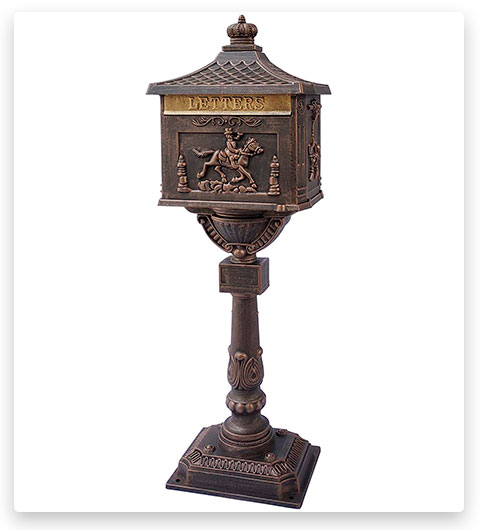 Polar Aurora Aluminum Security Heavy Duty Mailbox