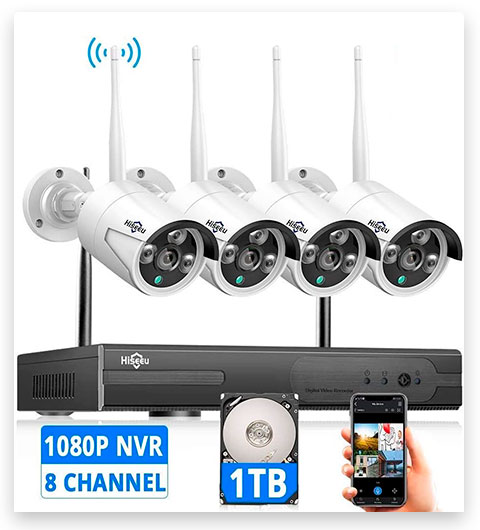 Hiseeu Wireless Security Camera System 8CH NVR