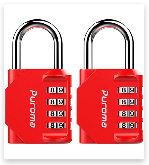 Puroma 4-Digit Combination Waterproof Padlock