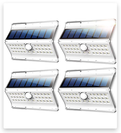 EZBASICS 500LM Outdoor Solar Motion Sensor Lights