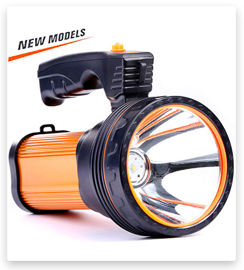 CSNDICE 35W LED Rechargeable Handheld IPX4 Waterproof Flashlights