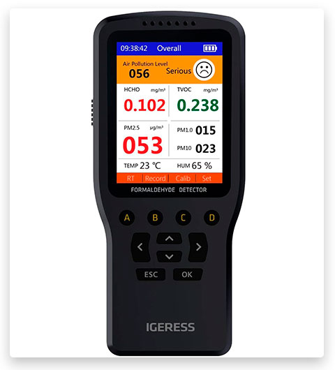 IGERESS Indoor Air Pollution Tester