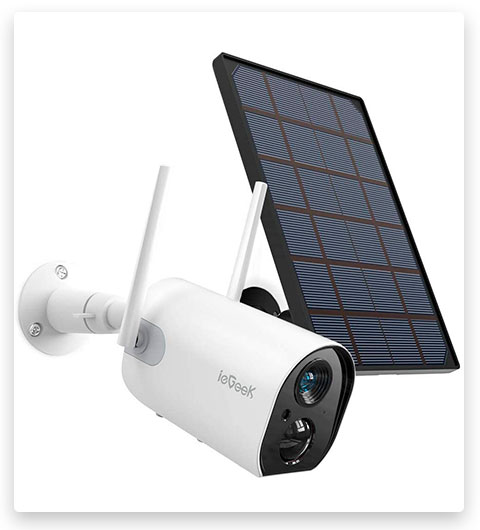 ieGeek Wireless Solar Outdoor Security Camera