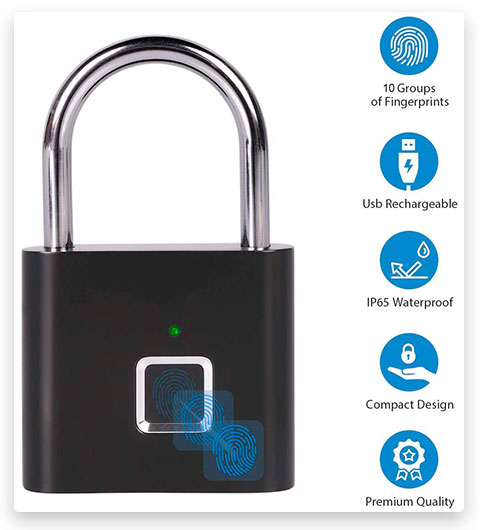 Alldio Fingerprint Padlock