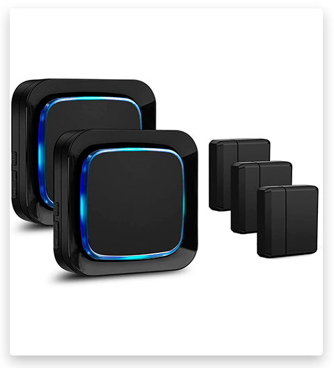 Coolqiya Door Sensor Chime Alarm System