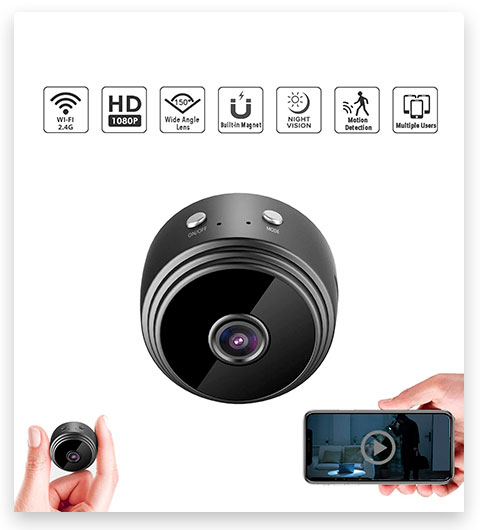 Elleety EL-728 Mini Spy Wi-Fi Camera