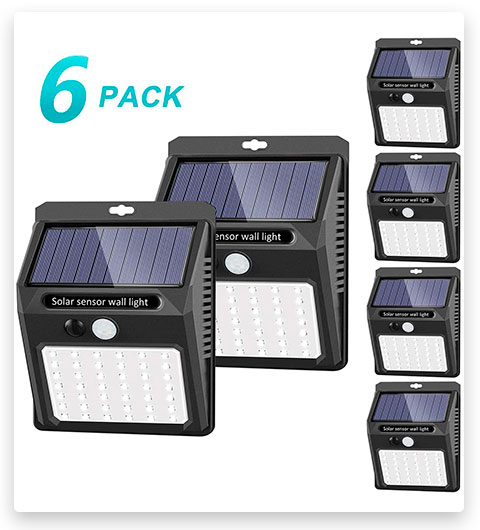 SEZAC 42 LED Outdoor Solar Security Light