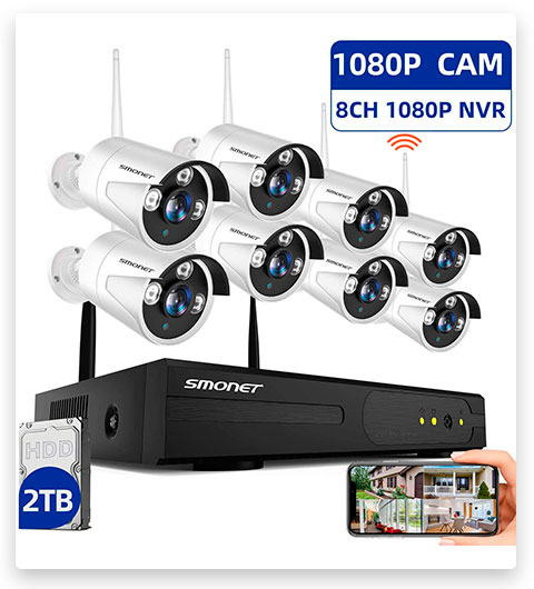 SMONET SMONET 8-Channel Wireless Surveillance Systems