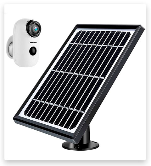 ZUMIMALL Efficient Solar Panel for Wireless Security Camera
