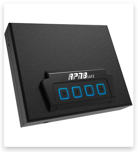 RPNB Portable Dual Firearm Security Safe with Quick Keypad Access