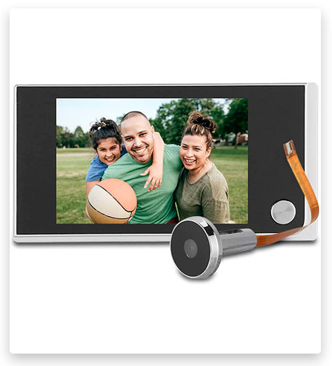 Sonew Video Intercom Doorbell System with Peephole Viewer