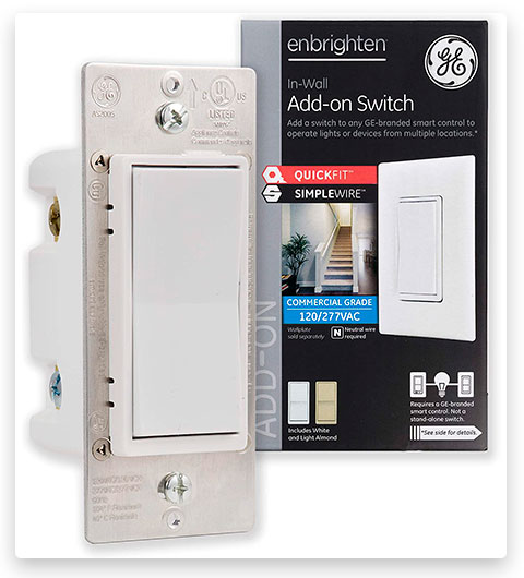 GE Enbrighten Add-On Switch with QuickFit and SimpleWire