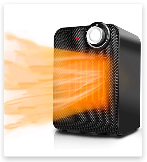 TRUSTECH Portable Electric Space Heater Fan