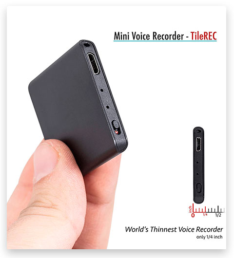AttoDigital TileRec Slimmest Voice Activated Recorder