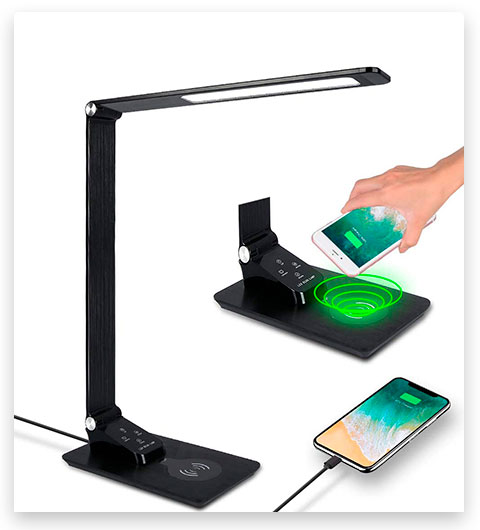 Donewin LED Desk Lamp with Wireless Charger