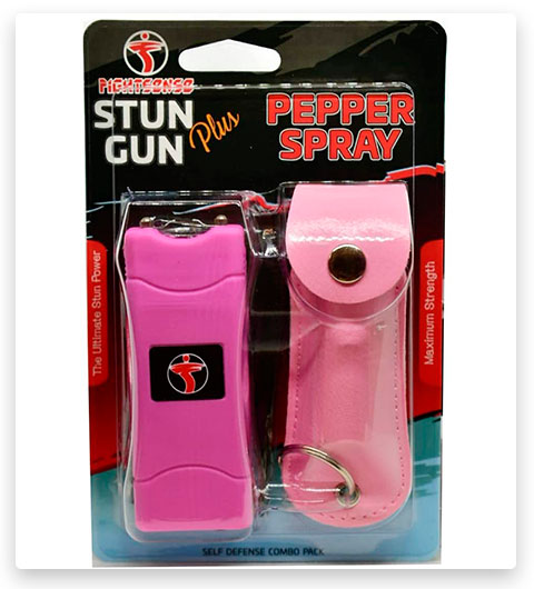 FIGHTSENSE Mini Stun Gun & Pepper Spray Combo