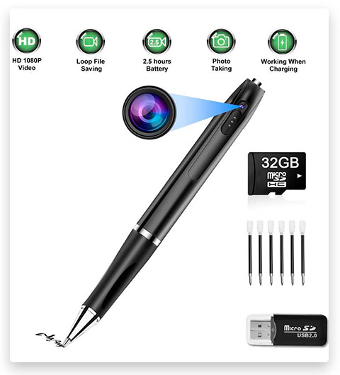 Imluckies Spy Hidden Camera Pen