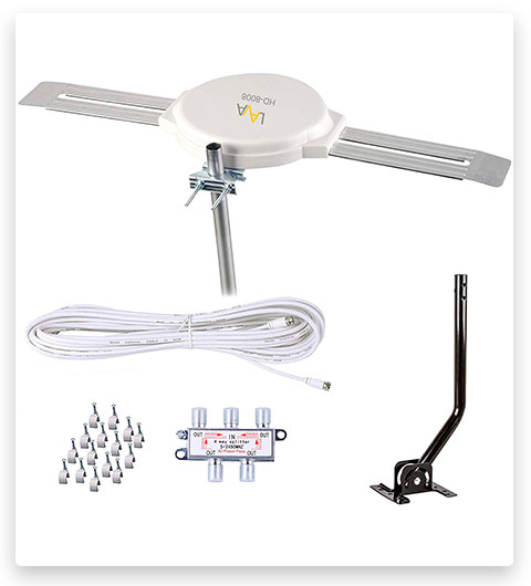 LAVA HD8008 Omnidirectional 360 Degree HD TV 4K Antenna