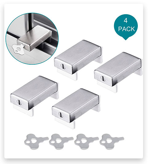 RELIANCER Sliding Window Lock Set with Keys