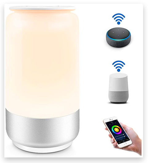 Lighting EVER Wi-Fi Smart Table Lamp for Bedrooms