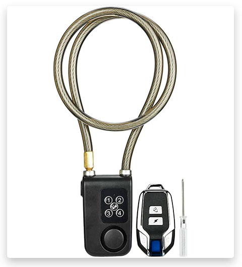 Zopsc Bicycle Wireless Lock with Alarm