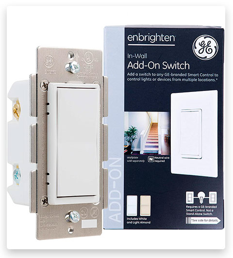 GE Enbrighten Add-On Switch for GE Z-Wave/GE Zigbee Smart Lighting Controls