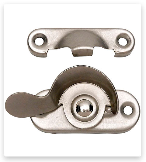 Designers Impressions 53713 Satin Nickel Window Sash Lock