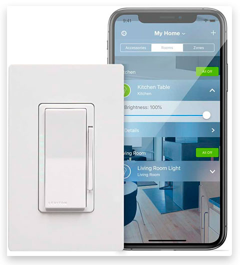 Leviton DH6HD-1BZ 600W Decora Smart Dimmer