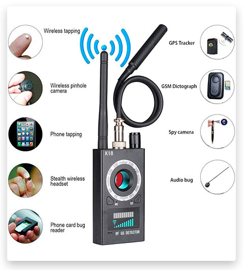 JMDHKK Anti Spy RF Detector / Wireless Bug Detector