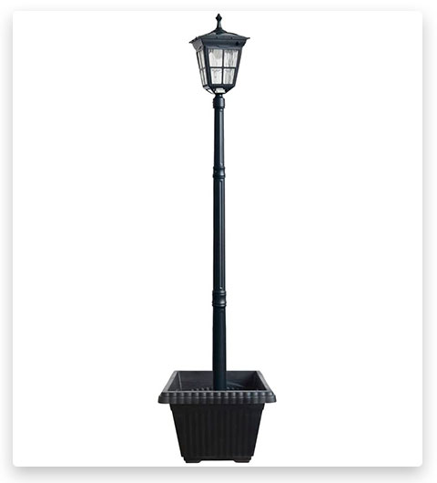 Kemeco LED Cast Aluminum Solar Lamp Post