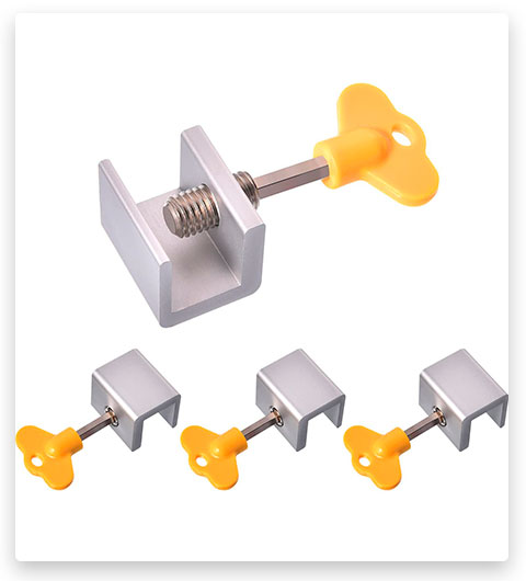 Maxdot 4 Sets Sliding Aluminum Window Locks