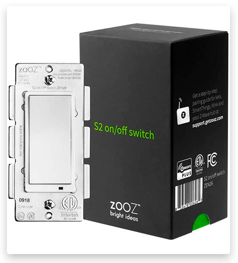 Zooz Z-Wave Plus S2 On Off Wall Switch ZEN26